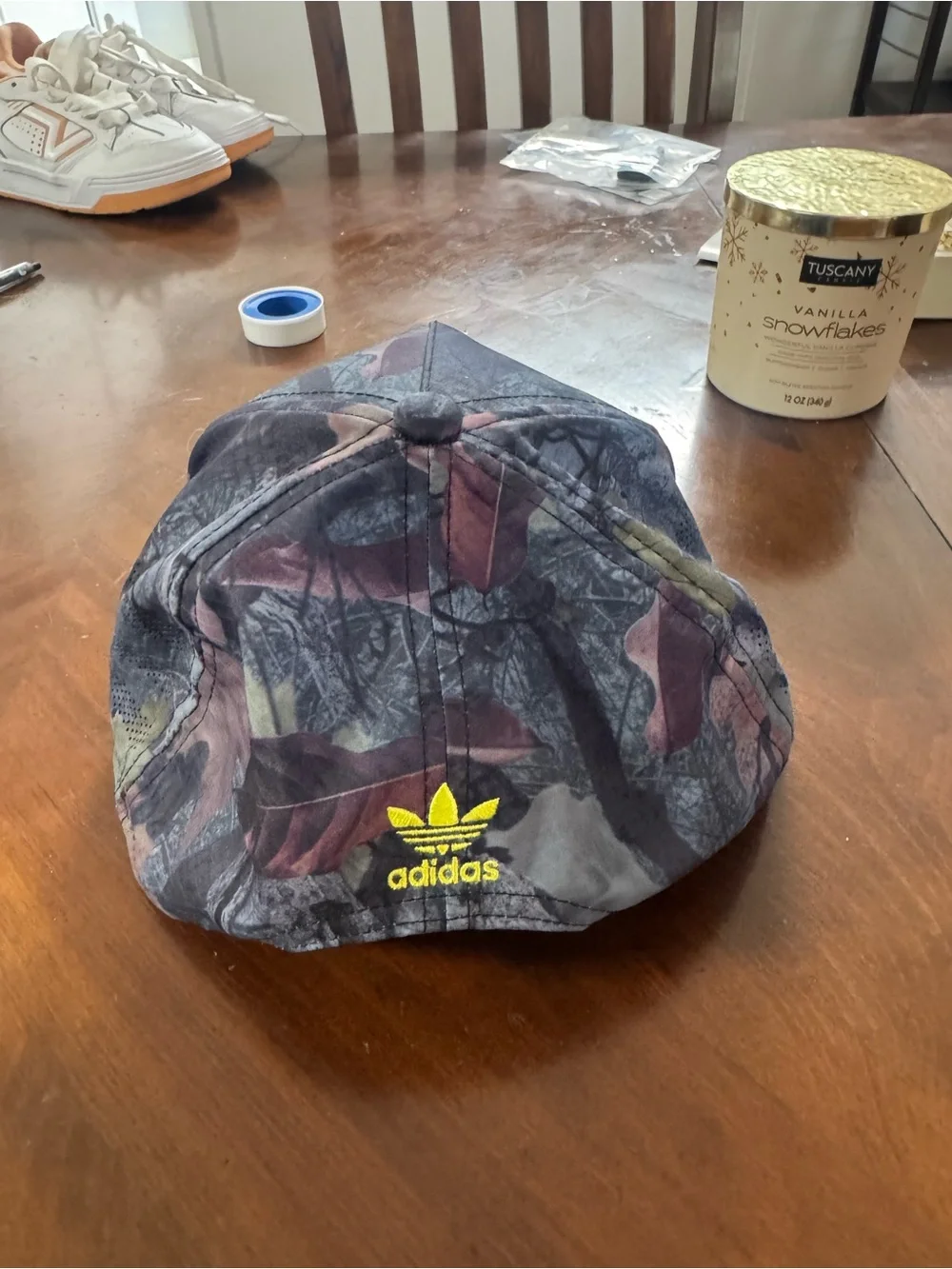 adidas Camo Baseball Cap - Black/Green